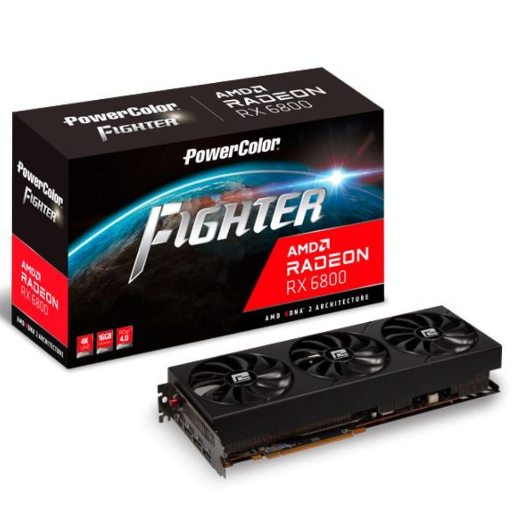 Rx 6800 Powercolor Fighter 16gb (usada)