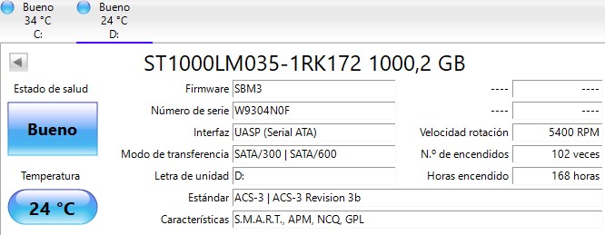 OUTLET Disco Notebook / PS4 Seagate 1TB