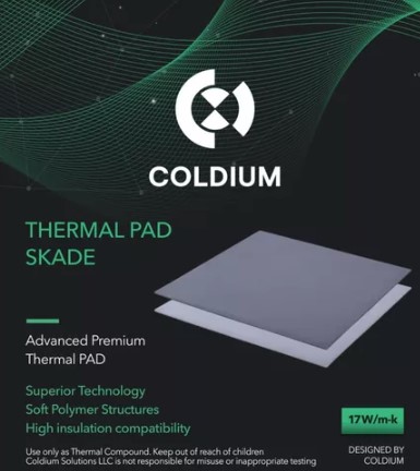 Thermal Pad Coldium 95x55 3mm 17W/mk