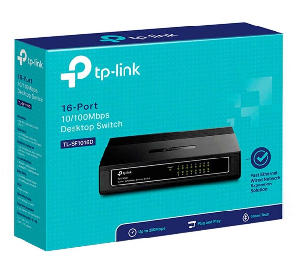 Swtich 16P TP-Link TL-SF1016D 