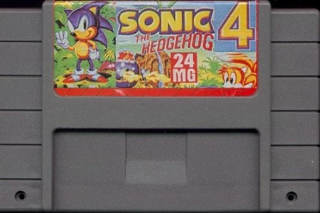 OUTLET Juego Snes Sonic The Hedgehog 4