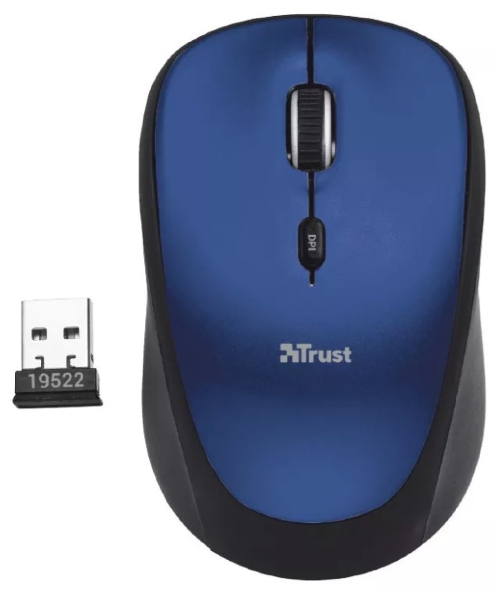 Mouse Trust YVI Azul Wireless