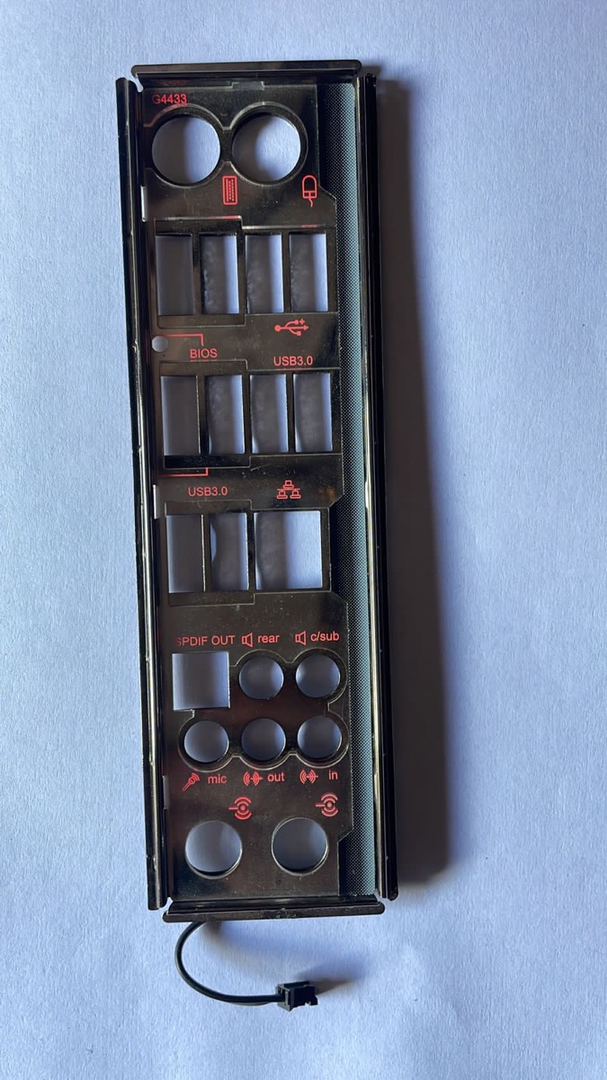 I/O Shield Backplate Motherboard 032