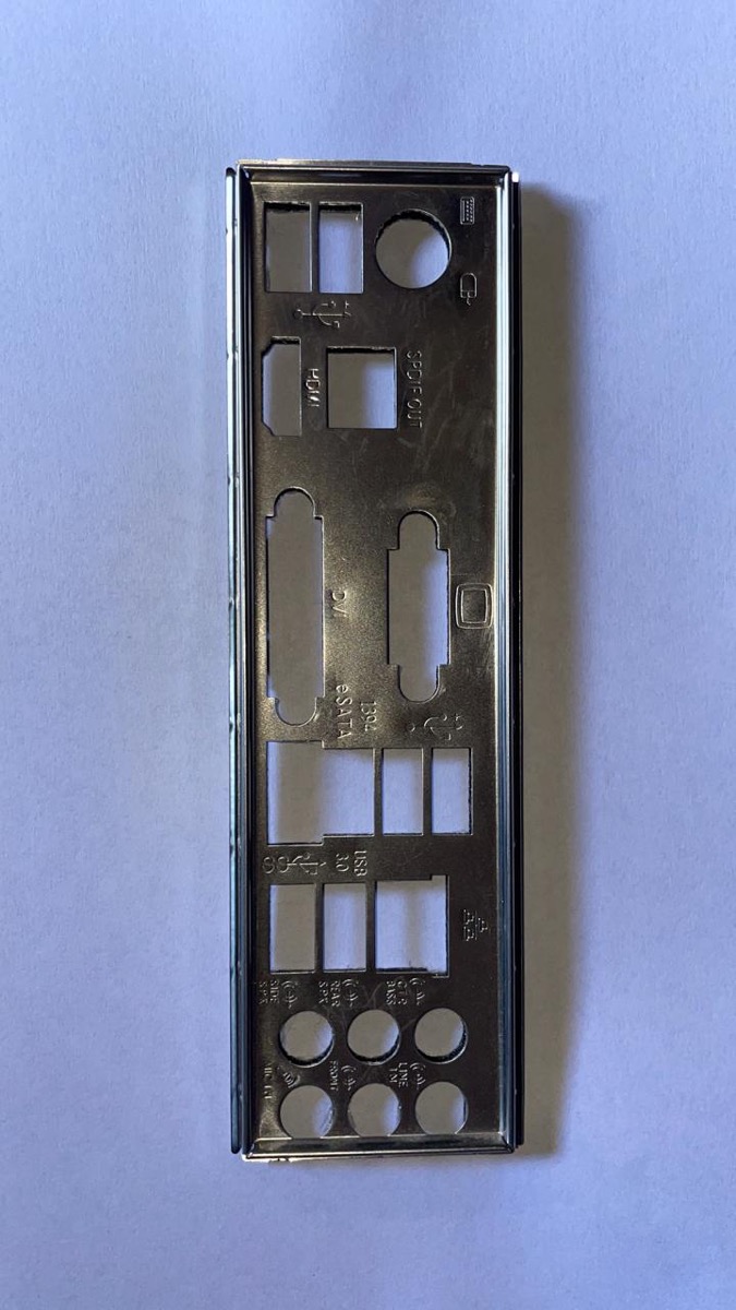 I/O Shield Backplate Motherboard 079