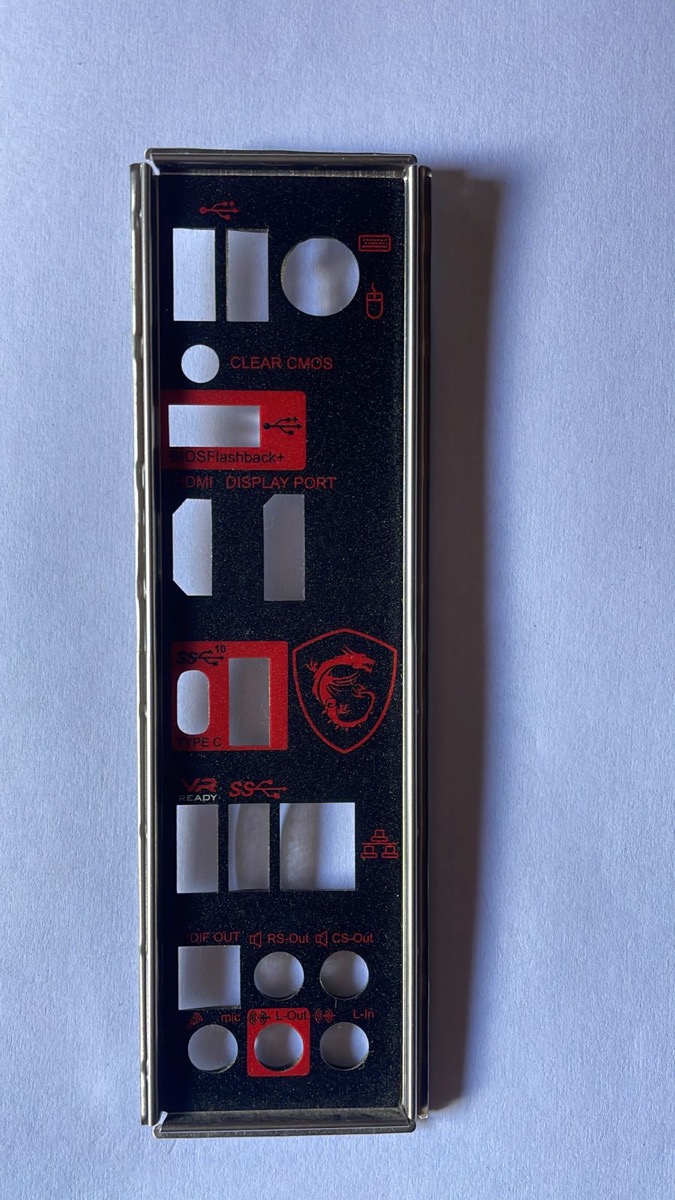 I/O Shield Backplate Motherboard 096