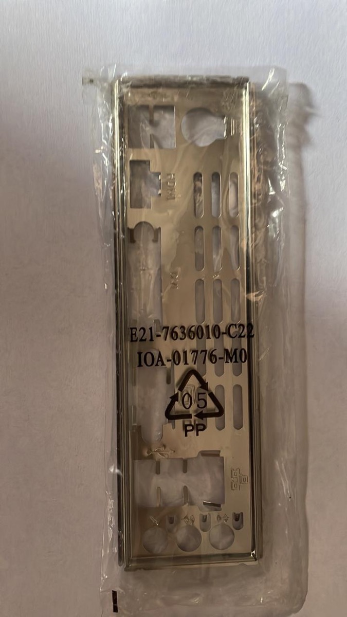 I/O Shield Backplate Motherboard 098