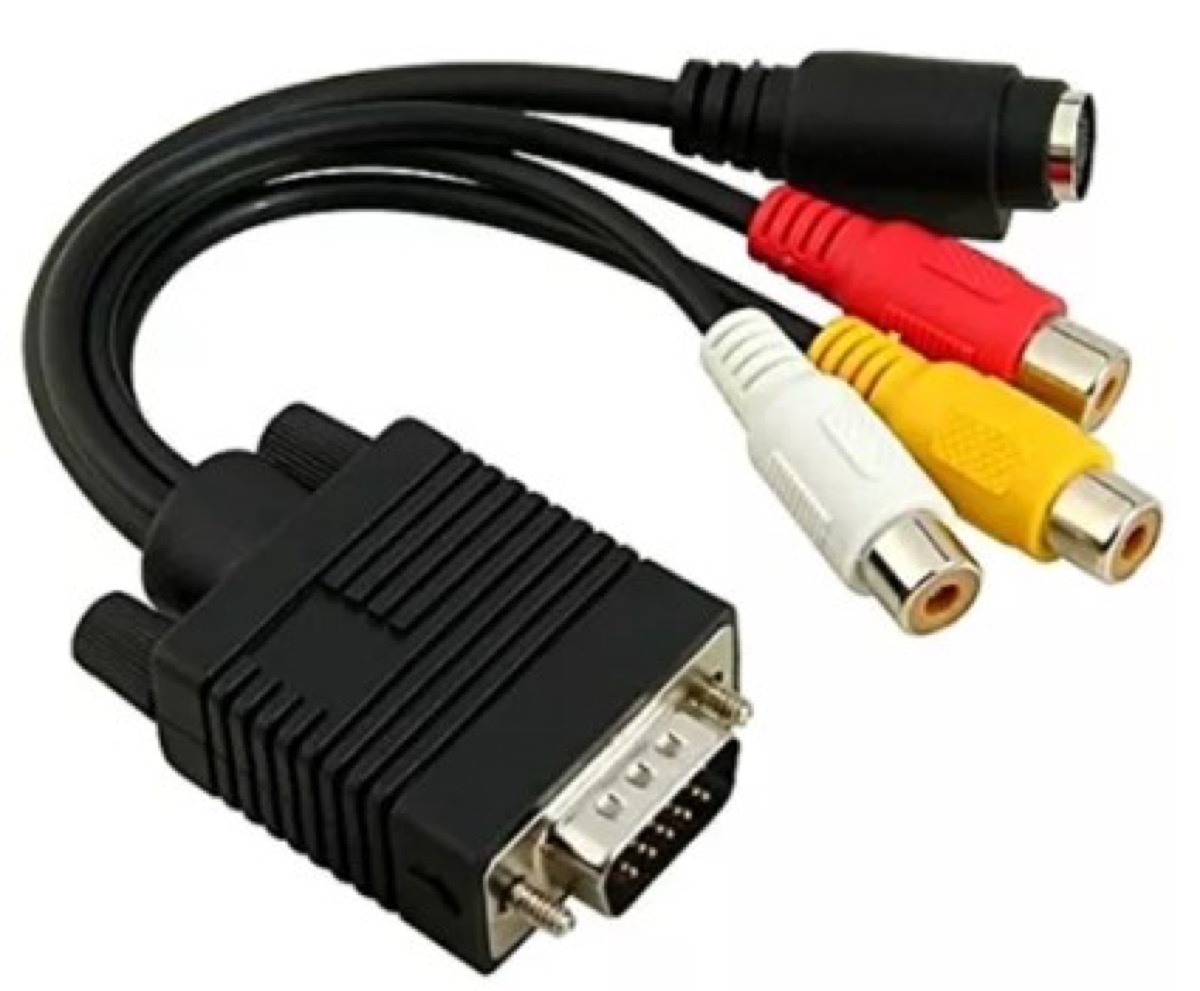 Conversor VGA a S-Video o RCA