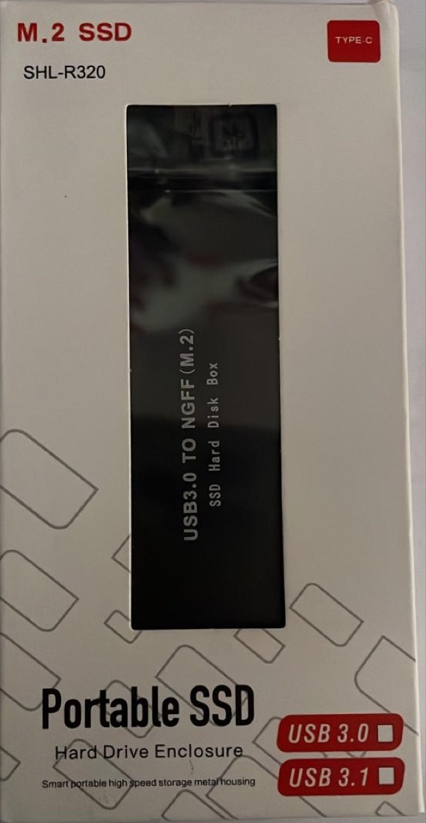 Case para SSD M.2 S-ATA Externo 3.0 