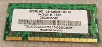 MEMORIA RAM SODIMM DDR2 GENERICA 1 GB 667 MHZ