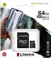 MICRO SD KINGSTON CANVAS SELECT PLUS 64 GB