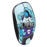 MOUSE TRUST SKETCH SILENT CELESTE WIRELESS