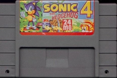 OUTLET JUEGO SNES SONIC THE HEDGEHOG 4