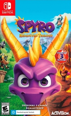 OUTLET JUEGO NINTENDO SWITCH SPYRO REIGNITED TRILOGY