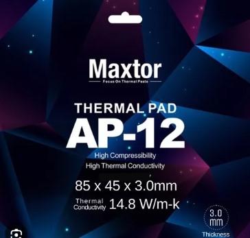 THERMAL PAD MAXTOR 3.0MM 85X45 14.8W/MK