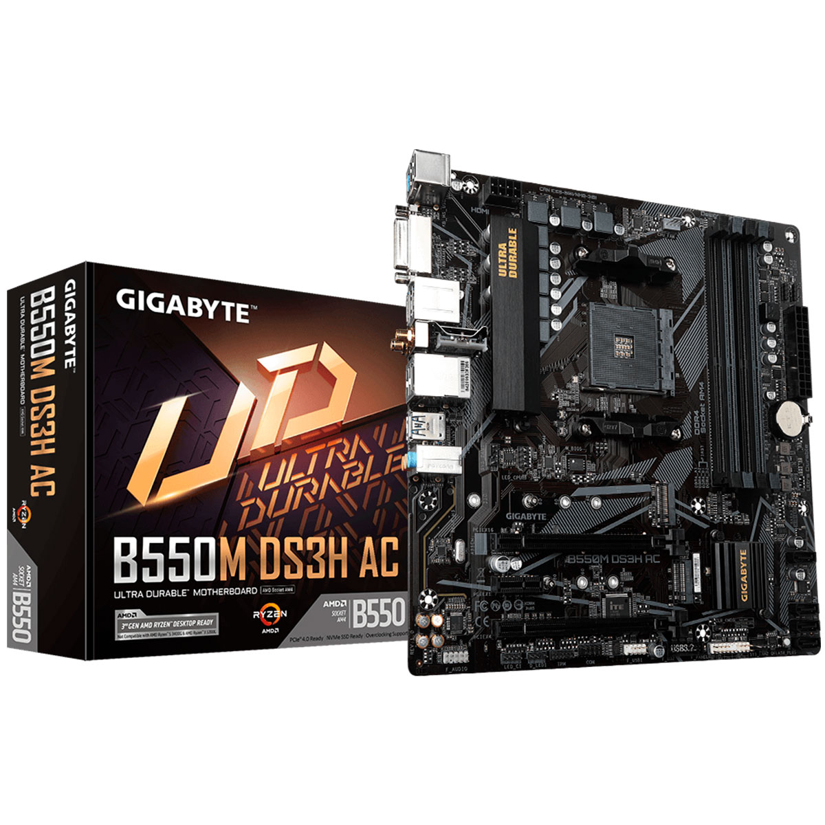 Motherboard Gigabyte B550M DS3H AC