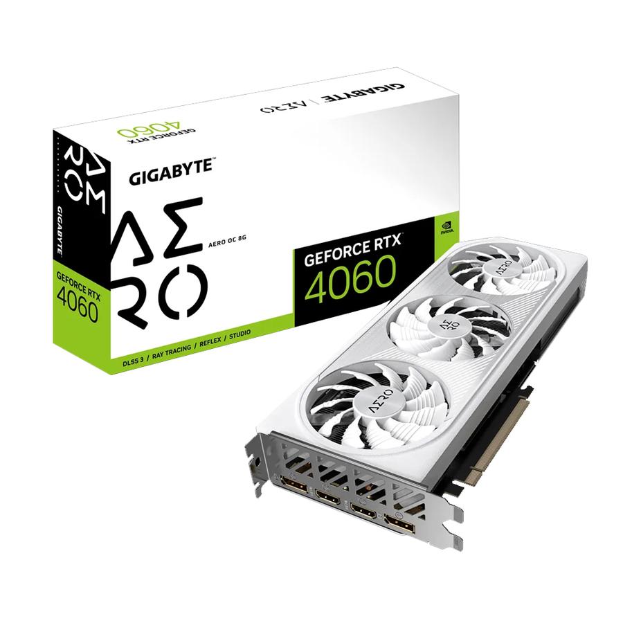 Placa de Video Gigabyte RTX 4060 Aero 8GB
