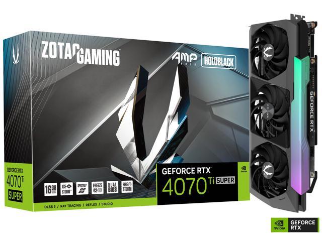 Placa de Video Zotac RTX 4070 Ti Super AMP Polo 16GB