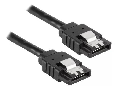Cable SATA Datos SATA3 de 6 GBPS con traba metalica
