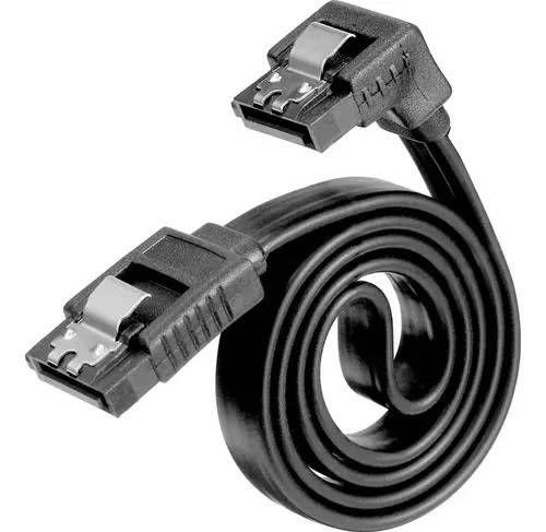Cable SATA Datos SATA3 de 6 GBPS con traba metalica