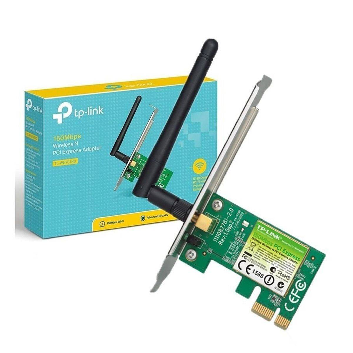 Placa WiFi PCI-E 150 Mbps TL-WN781ND