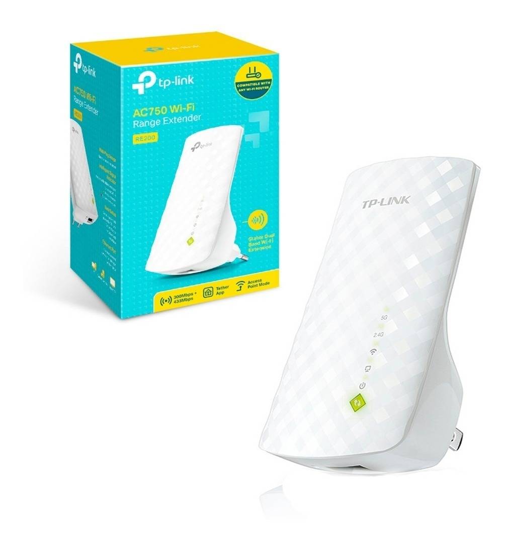 Repetidor Extensor WiFi universal dual band RE200 750 MBPS TP-Link