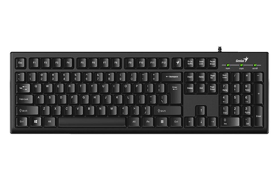 Teclado Genius USB KB-100 Smart Negro