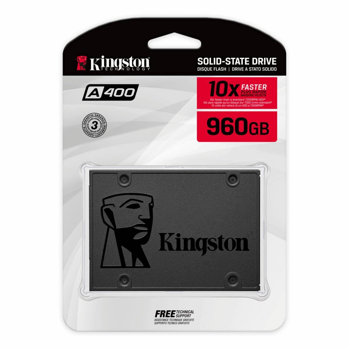 Disco SSD 960 GB Kingston A400 SATA3