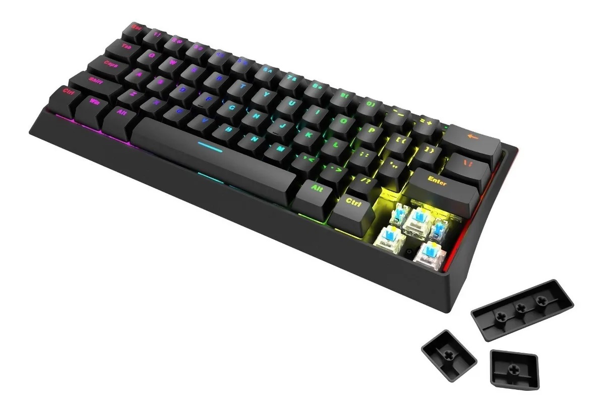 Teclado Mecanico Marvo 60% KG962 RGB