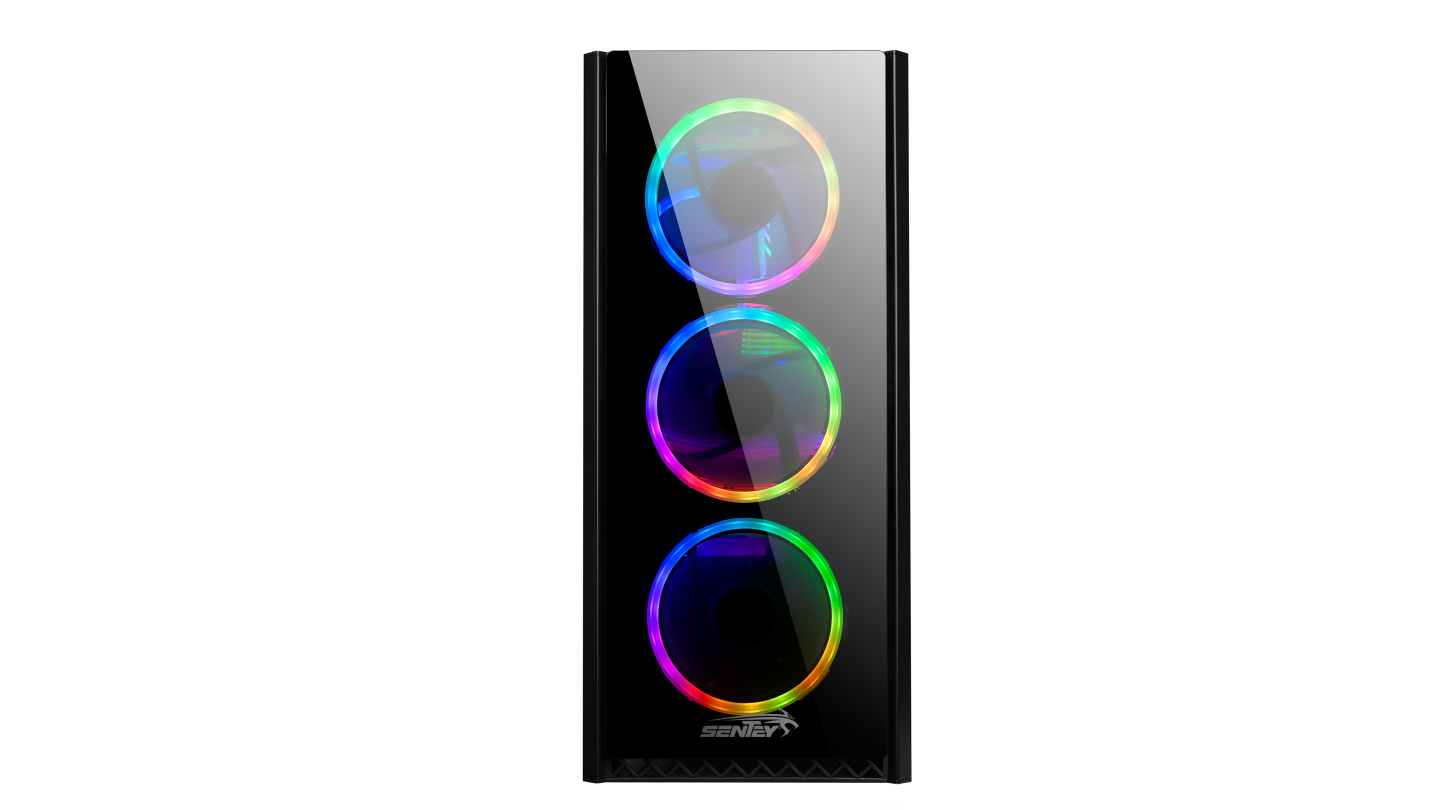 Gabinete Sentey T20 Vidrio Templado 4 FAN ARGB Control Remoto