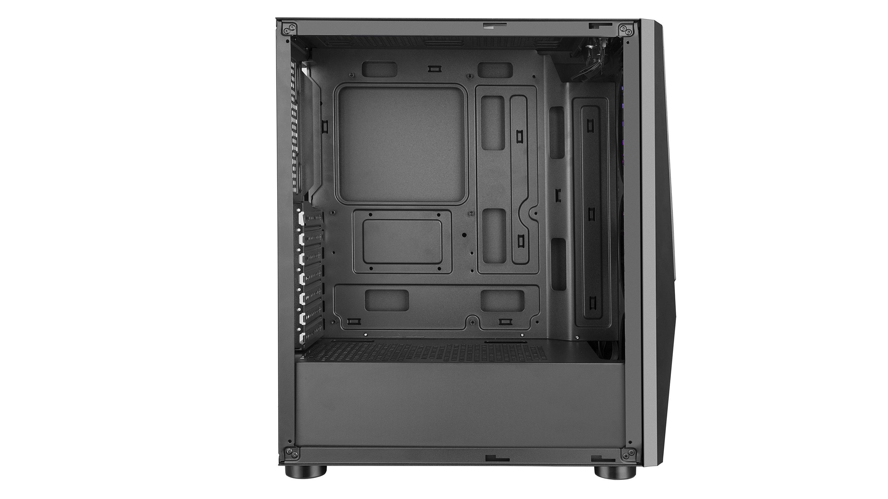 Gabinete Sentey P20 Frente RGB lateral acrilico