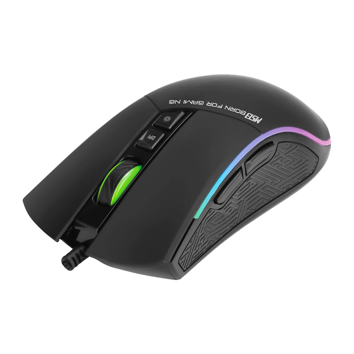 Mouse Marvo 7 Botones M513 RGB 4800 DPI programable