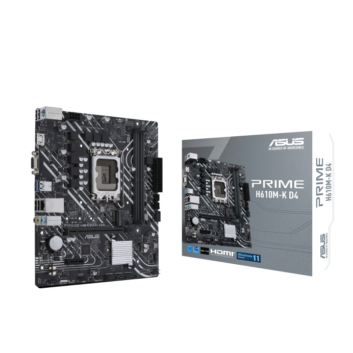 ASUS Prime H610M-K D4 12va 13ra 14ta gen Intel