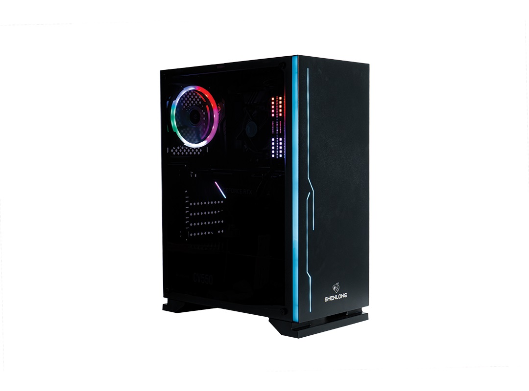 Gabinete Shenlong GT701 1 Fan RGB Acrilico y Frente RGB