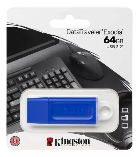 Pendrive Kingston DataTraveler Exodia 64 GB USB 3.2