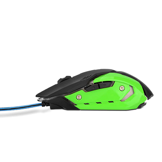 Combo Mouse y PAD Gamer Wesdar X2 Negro y Verde