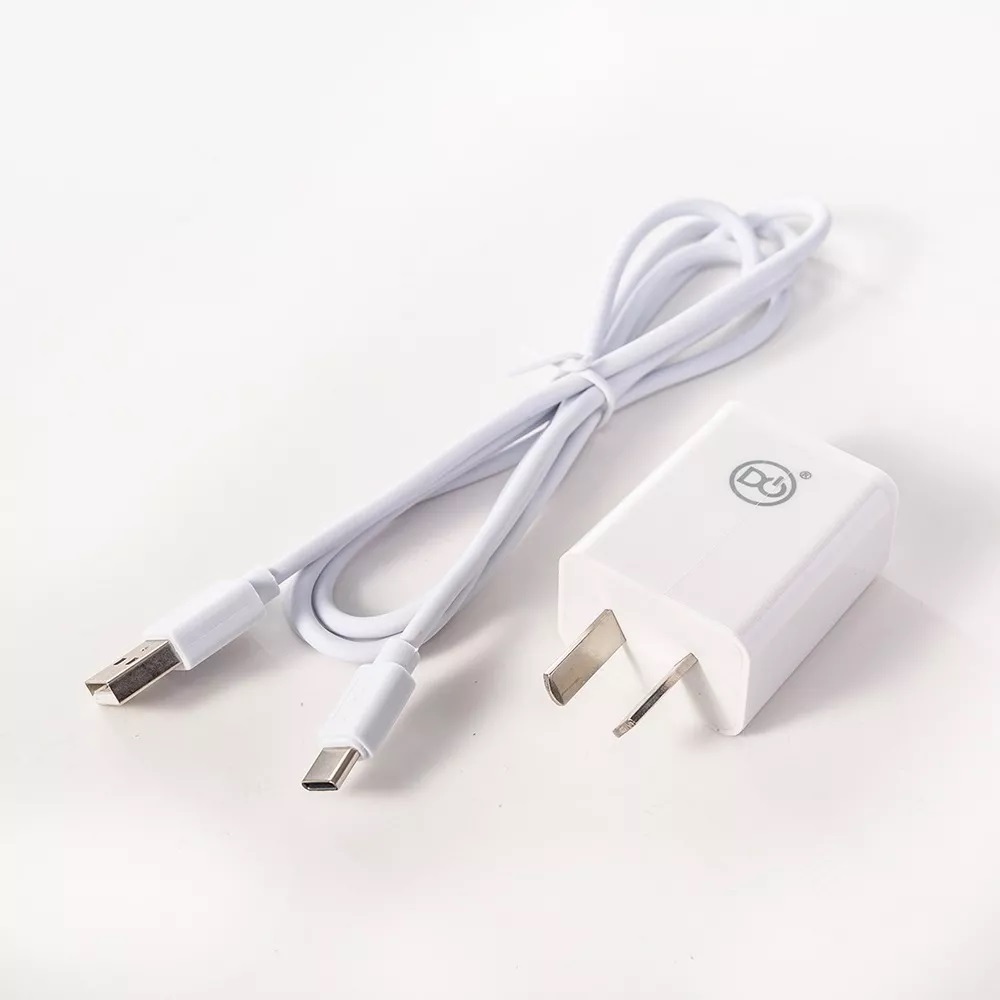 Cargador de pared carga rapida Ditron USB-C 4A cable 120 cms