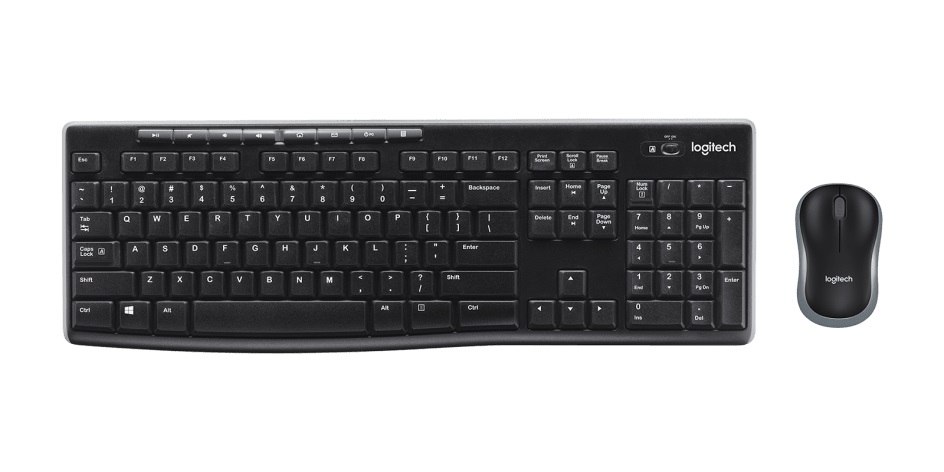 Teclado Mouse Logitech MK270 Inalambrico multimedia