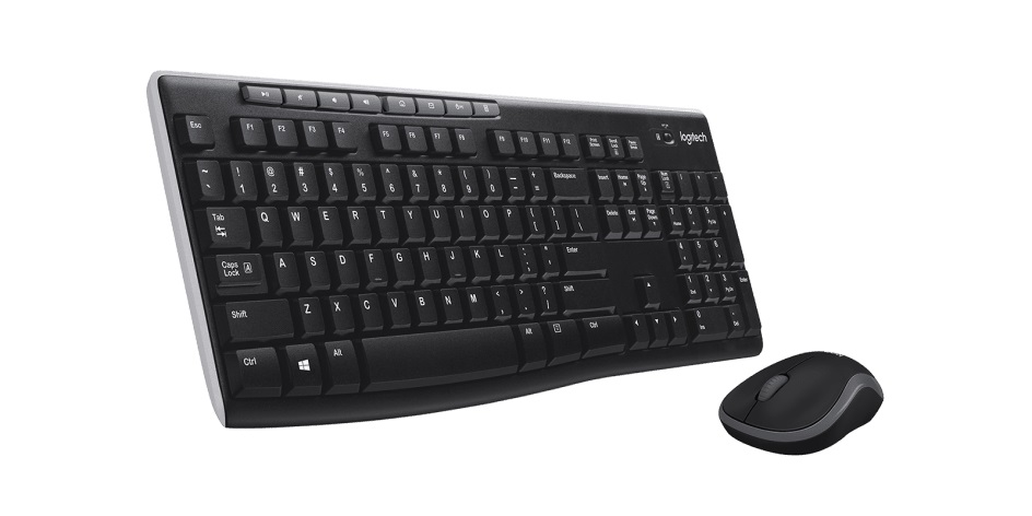 Teclado Mouse Logitech MK270 Inalambrico multimedia