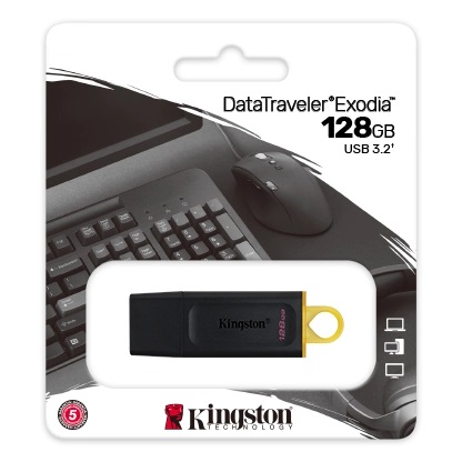 Pendrive Kingston 128 GB USB 3.2 Exodia