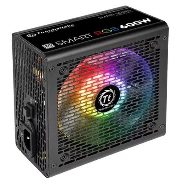 Fuente Thermaltake 600W Smart RGB 80 Plus