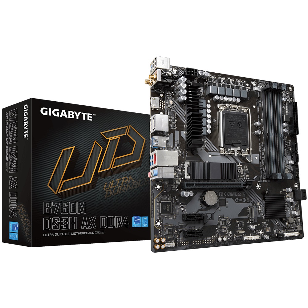 Gigabyte B760M DS3H AX DDR4 Intel 12va 13ra 14ta gen