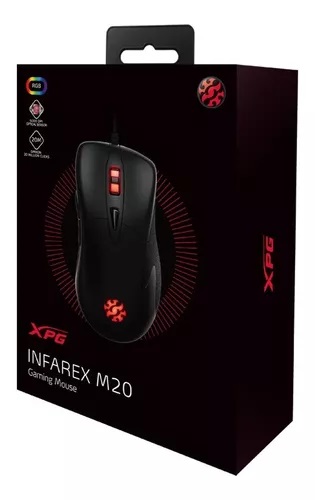 Mouse XPG INFAREX M20 RGB 5000 DPI Switches Omron