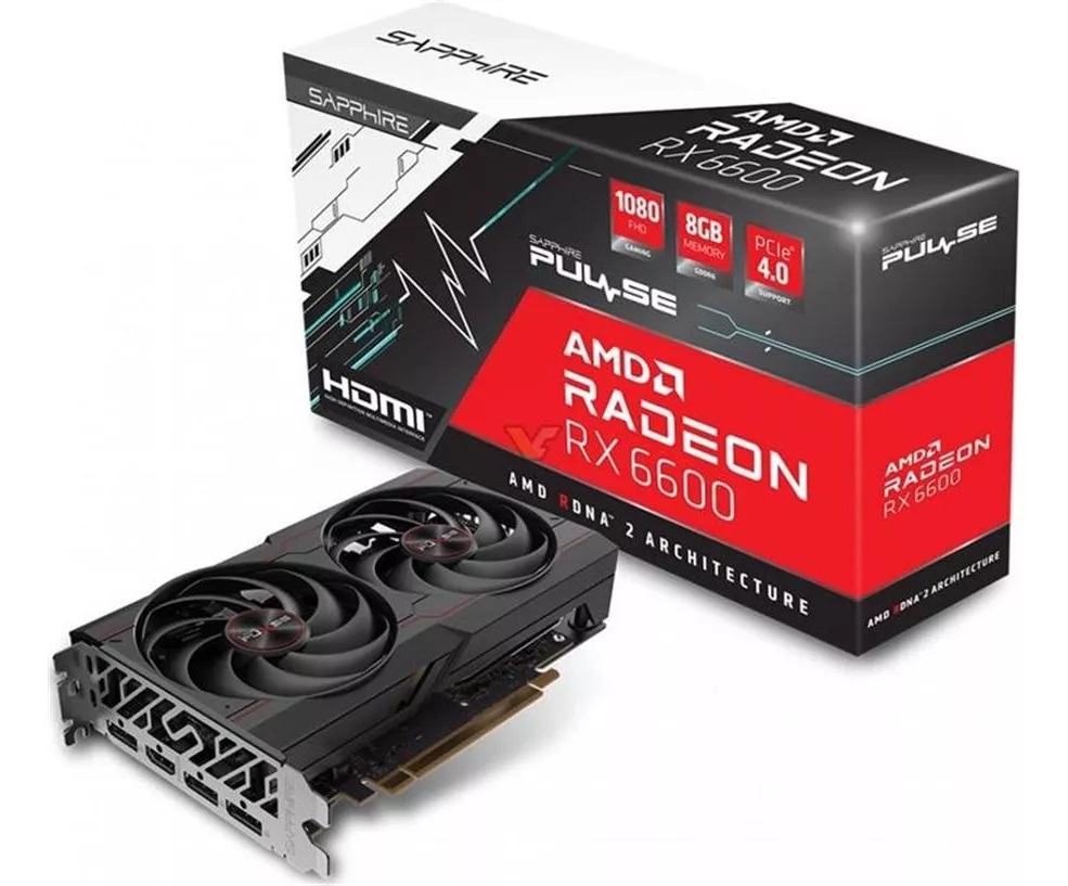 RX 6600 8 GB GDDR6 Sapphire Pulse