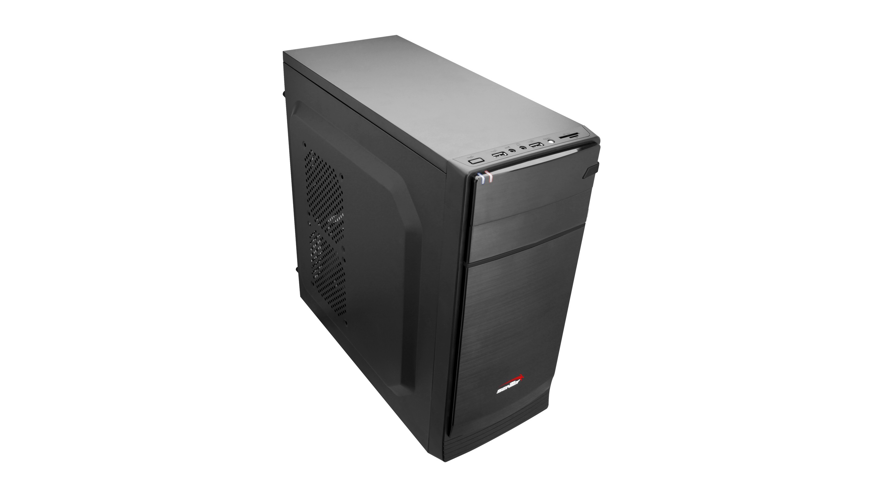 Gabinete Sentey G50 Power Kit Fuente 600W Teclado Mouse Parlantes