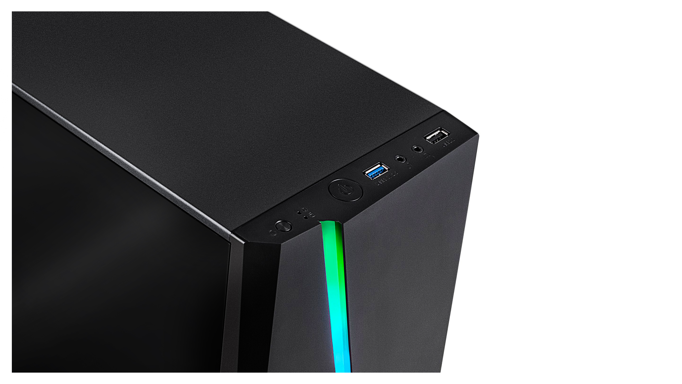 Gabinete Sentey F10 Frente RGB lateral acrilico