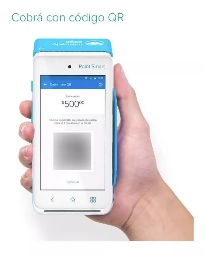 Lector de tarjetas MercadoPago Point Smart 4G Chip Movistar