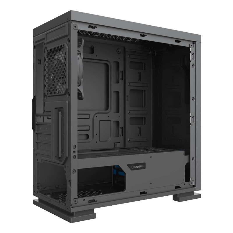 Gabinete GameMax Dark Ranger Vidrio Templado 1 fan RGB