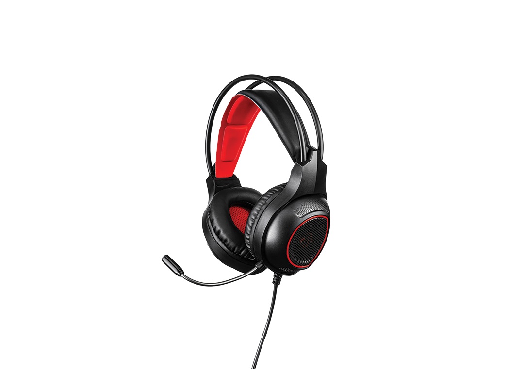 Auriculares Gamer Shenlong HS1000 PC PS4 Led Rojo