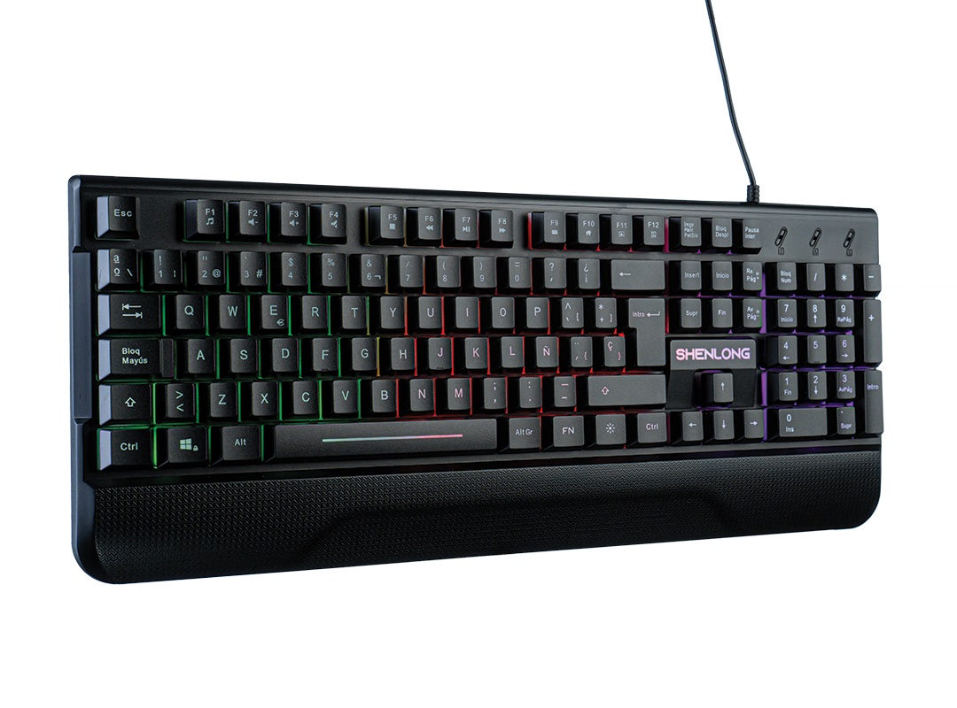 Combo Teclado y Mouse Gamer Shenlong C2001 RGB 3200 DPI