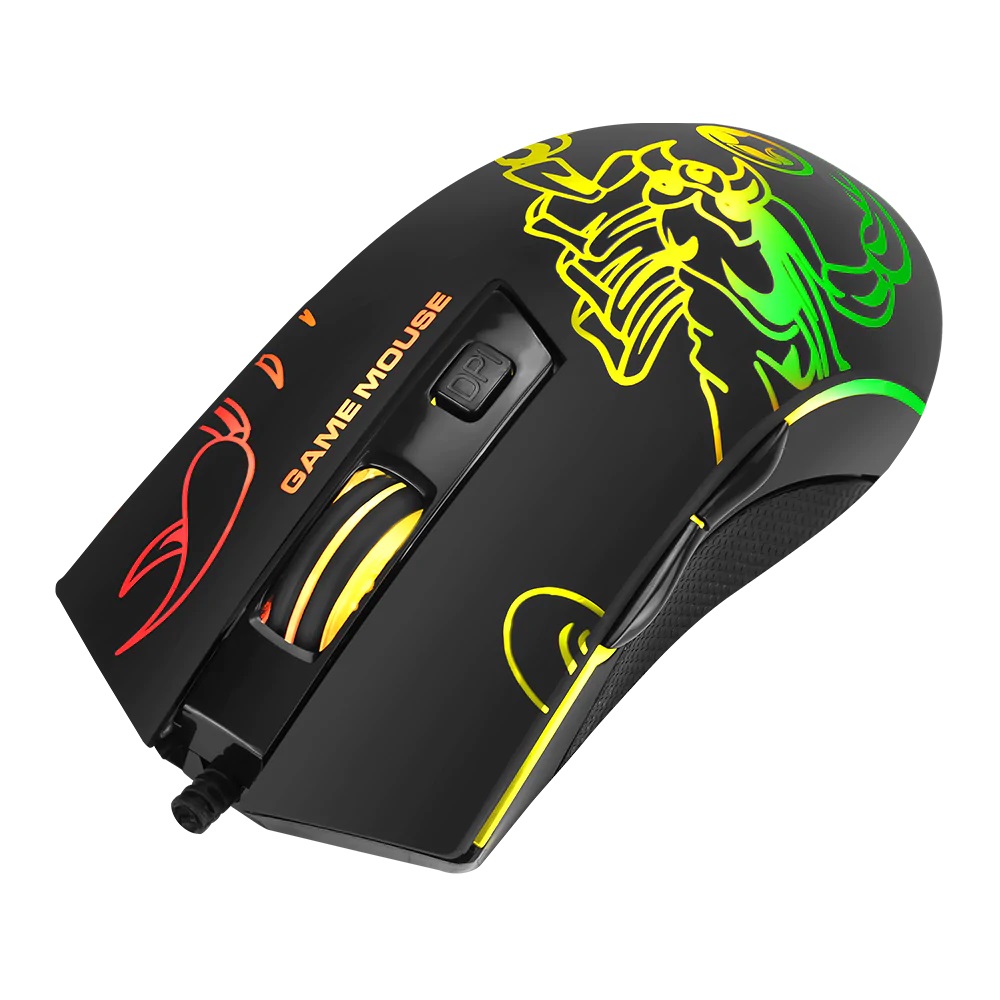 Mouse Gamer Marvo Scorpion M209 7 Colores 6400 DPI
